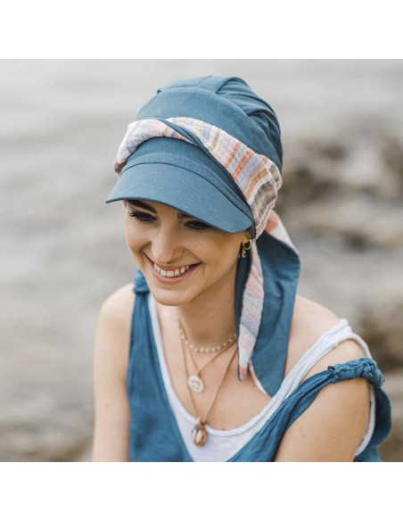 GORRA AMALFI MEDITERRÁNEO ACERO CAREBELL HEADWEAR