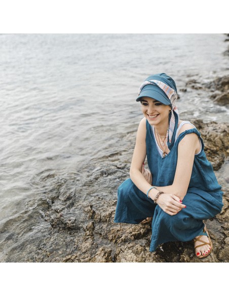 GORRA AMALFI MEDITERRÁNEO ACERO CAREBELL HEADWEAR