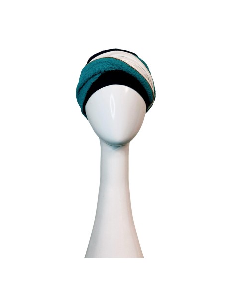 ELEGANCE TURQUESA GOLD CAREBELL HEADWEAR