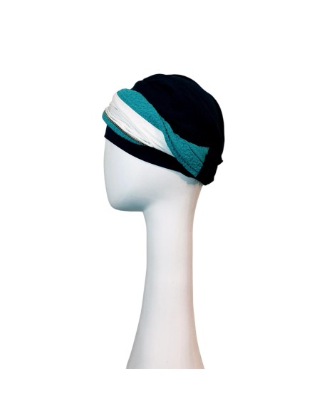 ELEGANCE TURQUESA GOLD CAREBELL HEADWEAR