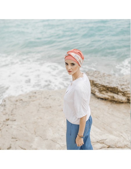 ELEGANCE MEDITERRÁNEO CORAL -  CAREBELL HEADWEAR