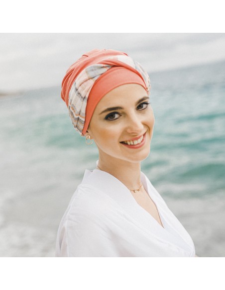 ELEGANCE MEDITERRÁNEO CORAL -  CAREBELL HEADWEAR