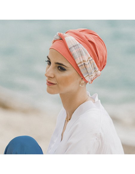 ELEGANCE MEDITERRÁNEO CORAL -  CAREBELL HEADWEAR