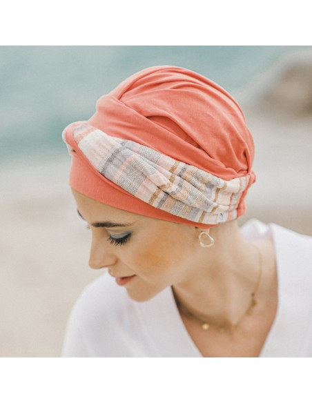 ELEGANCE MEDITERRÁNEO CORAL -  CAREBELL HEADWEAR