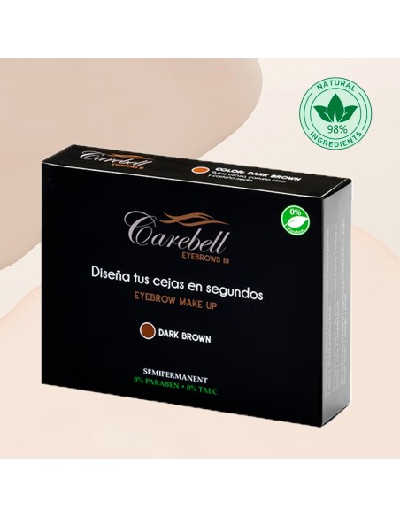 Maquillaje de cejas resistente al agua y de larga duración testado para pieles sensibles y frágiles.