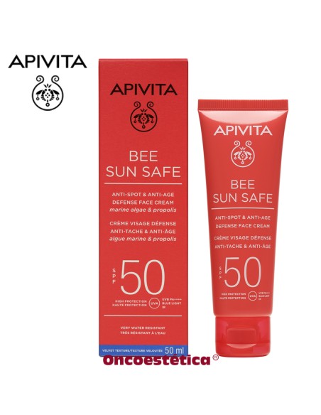APIVITA BEE SUN SAFE Crema Antiedad & Antimanchas SPF50
