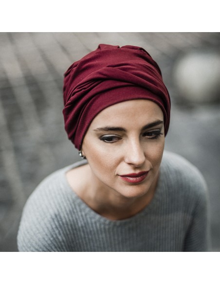 CAREBELL· Turbante Oncológico Confort · Algodón Orgánico · Varias Tonalidades.