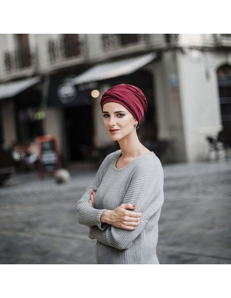 CAREBELL· Turbante Oncológico Confort · Algodón Orgánico · Varias Tonalidades.