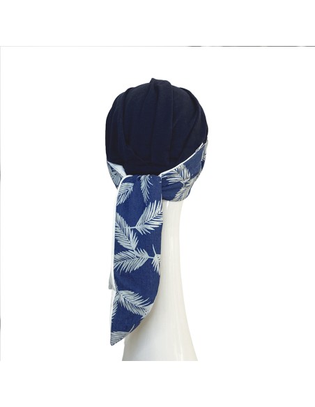 SMOOTH DENIM PALMS - Pañuelo de bambú y algodón - CAREBELL HEADWEAR