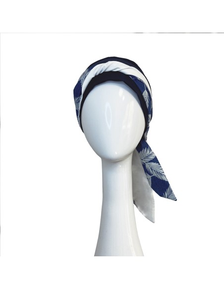 SMOOTH DENIM PALMS - Pañuelo de bambú y algodón - CAREBELL HEADWEAR