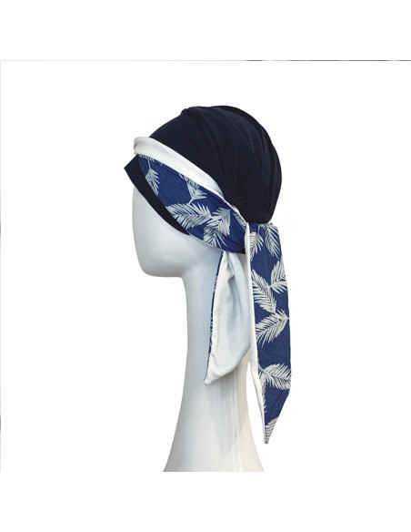 SMOOTH DENIM PALMS - Pañuelo de bambú y algodón - CAREBELL HEADWEAR