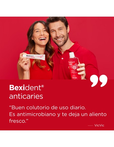 BEXIDENT - Colutorio Anticaries Uso Diario – Triple Acción Protectora para Dientes y Encías