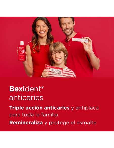 BEXIDENT - Colutorio Anticaries Uso Diario – Triple Acción Protectora para Dientes y Encías