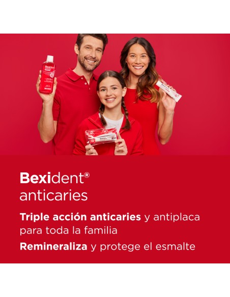 BEXIDENT - Pasta Dentífrica Anticaries Uso Diario – Triple Acción Protectora para Dientes y Encías