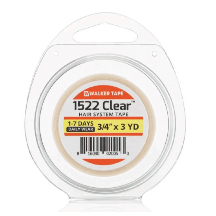 WALKER TAPE  1522 CLEAR  3/4" X 3 YARDS Cinta Adhesiva Doble Cara