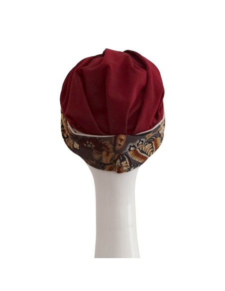 CONFORT BURDEOS CACHEMIRA - Turbante de algodón - CAREBELL HEADWEAR