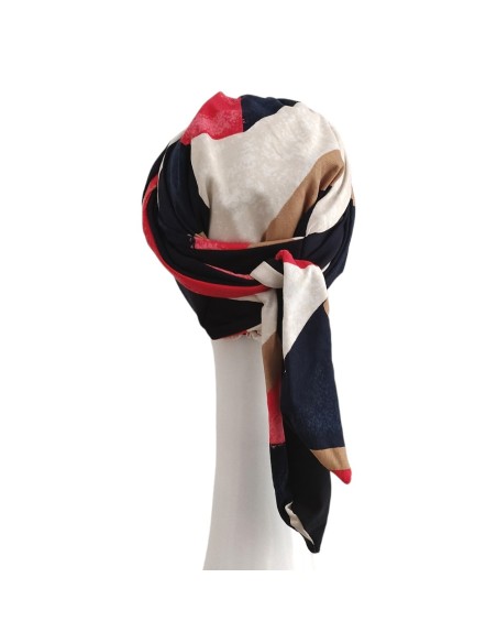 LUCIA METROPOLITAN - Pañuelo con cintas en algodón - CAREBELL HEADWEAR