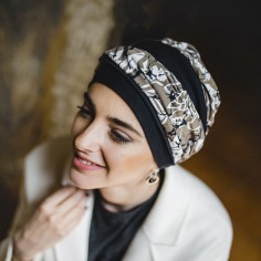 ELEGANCE PAINT FLOWERS- Turbante de Algodón - CAREBELL...