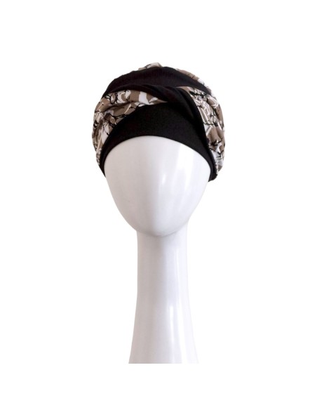 ELEGANCE PAINT FLOWERS- Turbante de Algodón - CAREBELL HEADWEAR