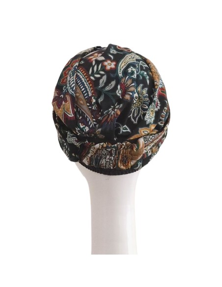 ELEGANCE BLACK CACHEMIRA - Turbante de Algodón - CAREBELL HEADWEAR