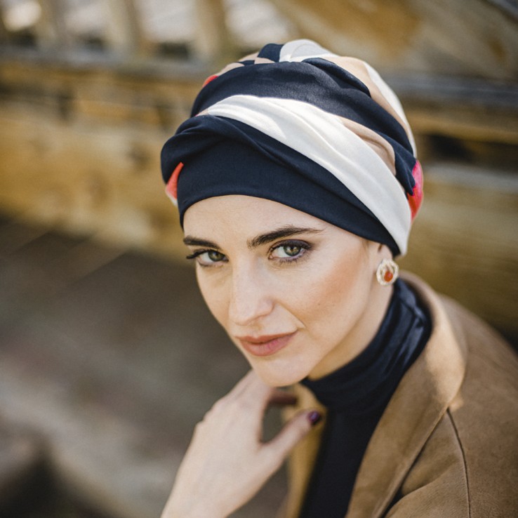 ELEGANCE METROPOLITAN - Turbante de Algodón - CAREBELL HEADWEAR