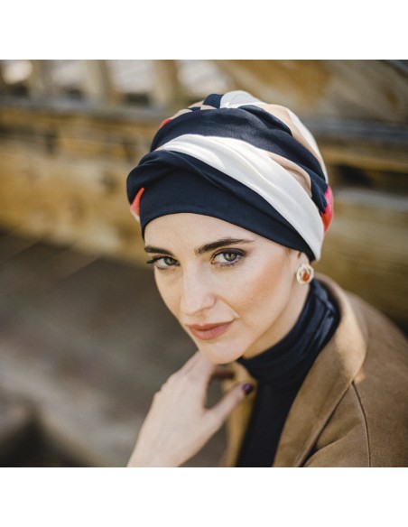 ELEGANCE METROPOLITAN - Turbante de Algodón - CAREBELL HEADWEAR