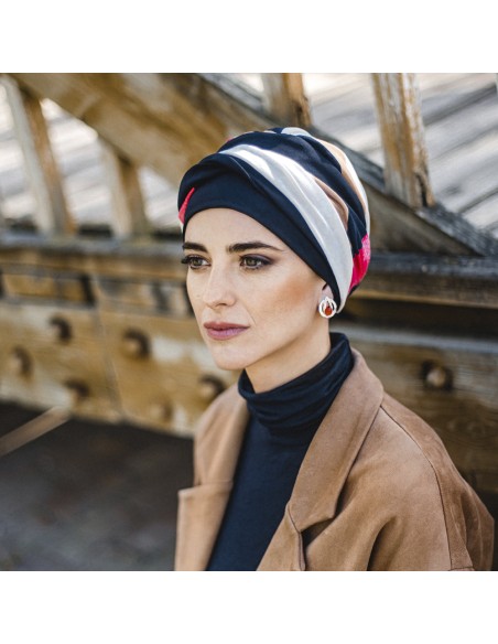ELEGANCE METROPOLITAN - Turbante de Algodón - CAREBELL HEADWEAR