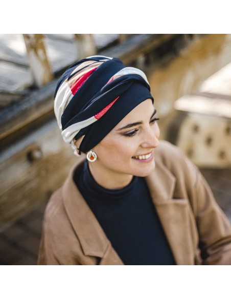 ELEGANCE METROPOLITAN - Turbante de Algodón - CAREBELL HEADWEAR