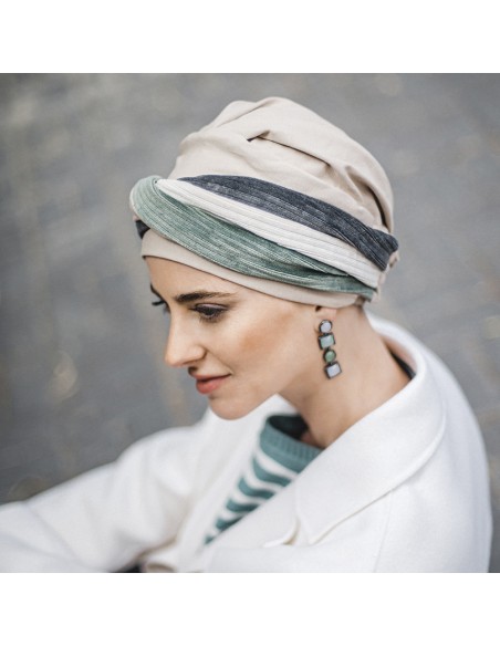 ELEGANCE VELVET - Turbante de Algodón - CAREBELL HEADWEAR
