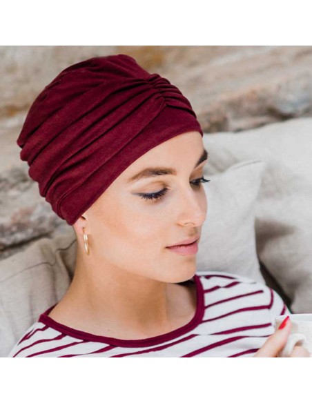 TRENDY - Turbante Oncológico de Bambú | Ideal para cabezas pequeñas (Aderans Headwear)