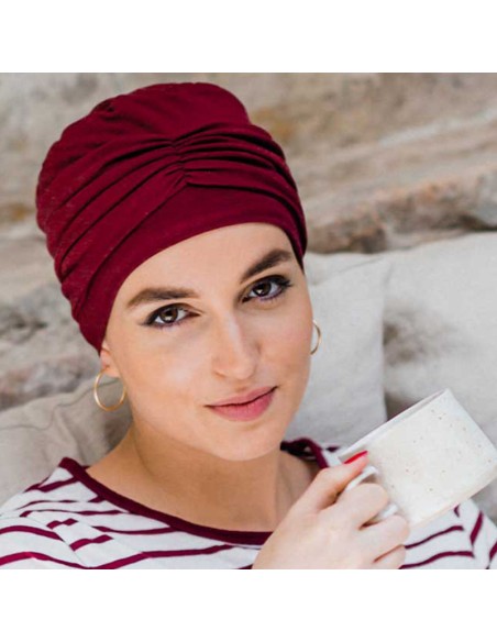 TRENDY - Turbante Oncológico de Bambú | Ideal para cabezas pequeñas (Aderans Headwear)