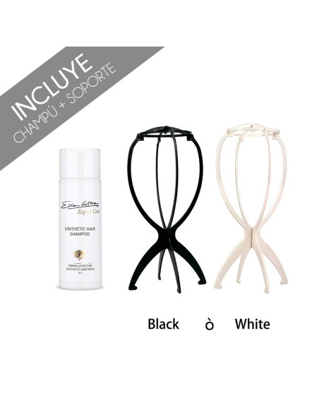 ICONE ★★★★★★◗◗ - Peluca de fibra Sintética 100% HECHA A MANO - HAIRSOCIETY - ELLEN WILLE