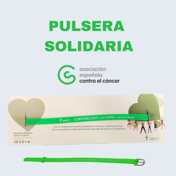 COLABORA CON AECC - Pulsera solidaria.