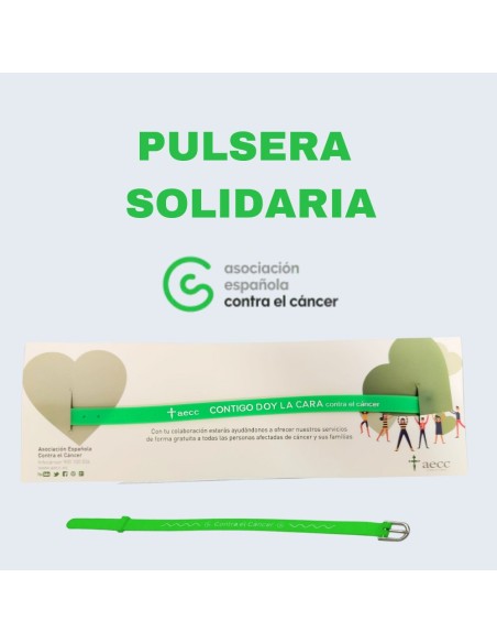 COLABORA CON AECC - Pulsera solidaria.