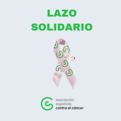 COLABORA CON AECC - LAZO ROSA SOLIDARIO
