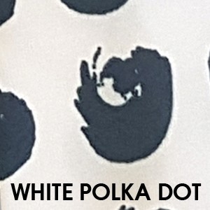 White Polka Dot